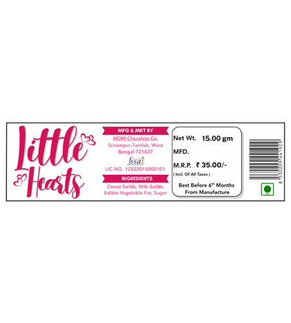 Little Hearts - Pack Of 5